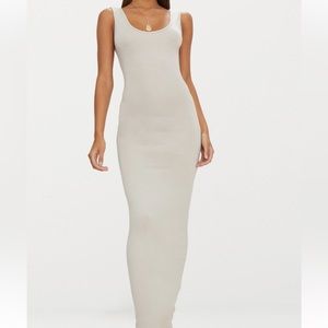 Tan maxi dress